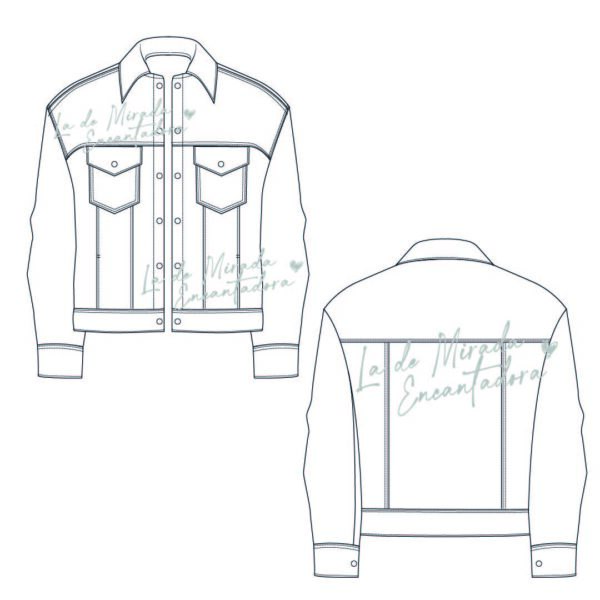 Patrón chaqueta clásica mujer - Imagen 2