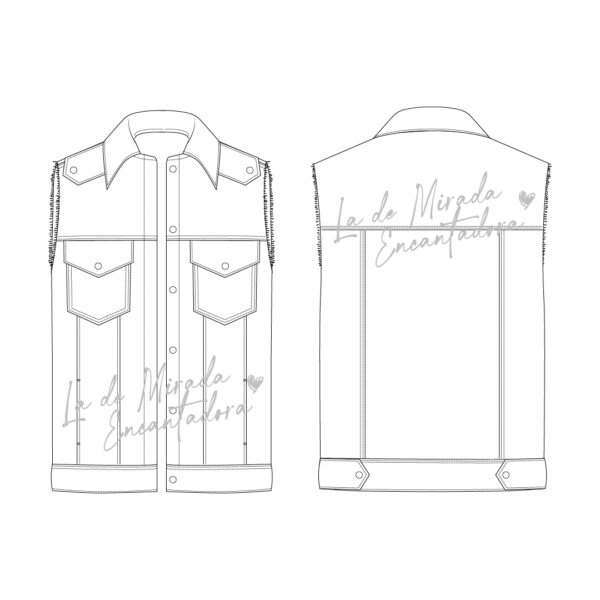 chaleco denim